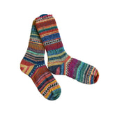 Scrappy/Frankenstein Wool Socks, Whimsical Patterns, Ideal for Cold Days, Cozy Nights, Quirky Gift for Friends, Family